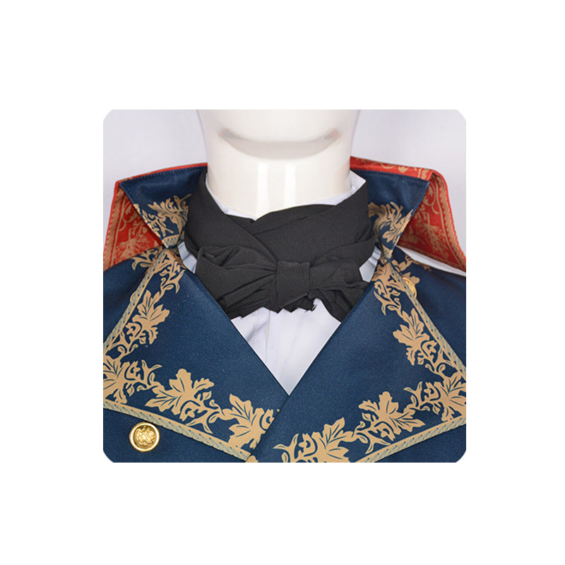 Napoleon Cosplay Costume 2023 Movie Napoleon Bonaparte Suit Emperor Blue Military Uniform - Image 8