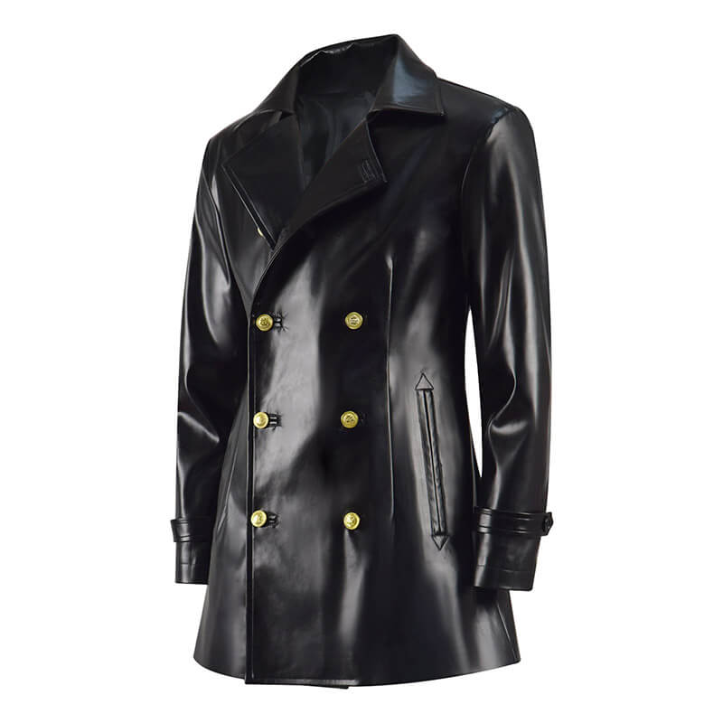 8th Doctor Leather Jacket Coat Doctor Who Eighth Doctor Coat Cosplay Costumes - Image 3
