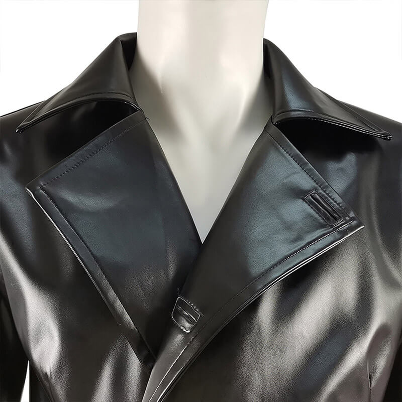 8th Doctor Leather Jacket Coat Doctor Who Eighth Doctor Coat Cosplay Costumes - Image 9