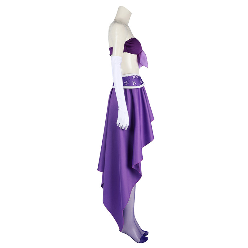 Nico Robin Cosplay Costume One Piece 15th Anniversary Suit Miss Allsunday Purple Bikini - Image 5