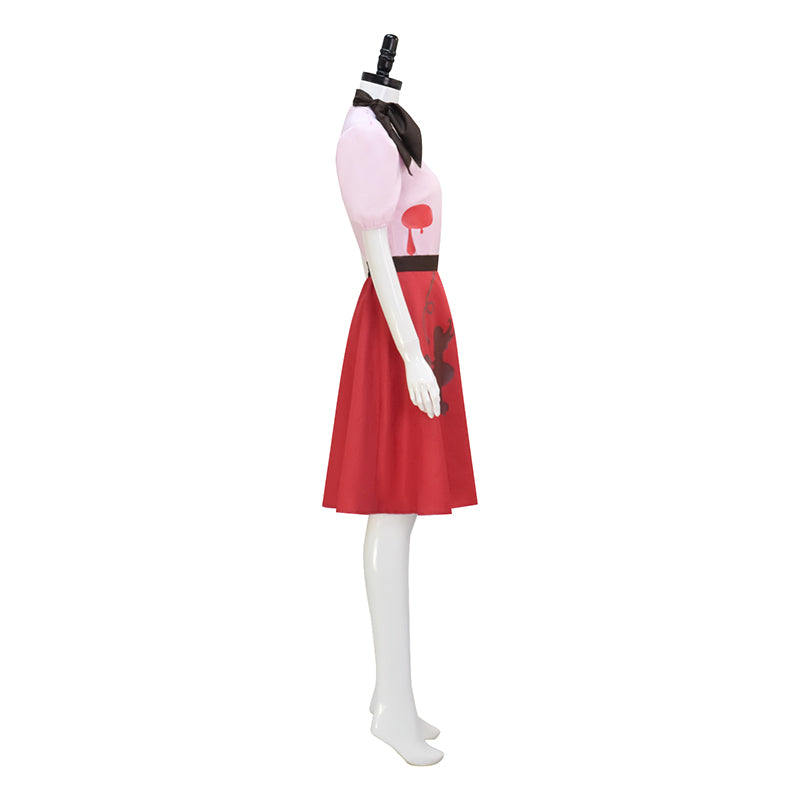 Niffty Pink Dress Hazbin Hotel Niffty Cosplay Costume Halloween Carnival Suit - Image 5