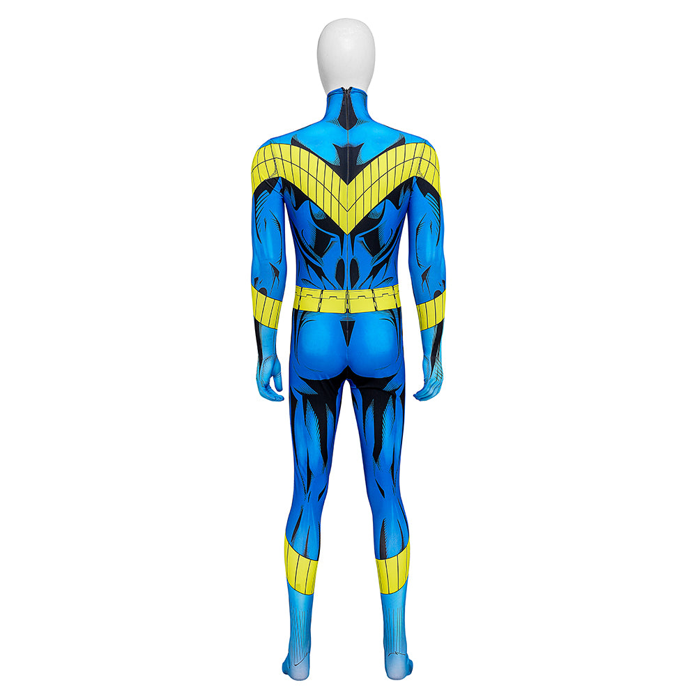 New Titans Comics Nightwing Jumpsuit Cosplay Costume Halloween Suit - Image 3