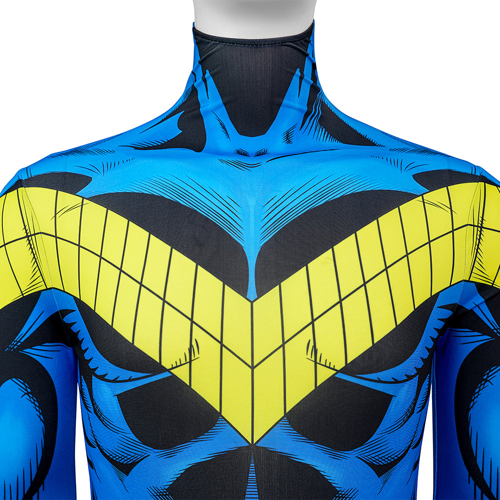 New Titans Comics Nightwing Jumpsuit Cosplay Costume Halloween Suit - Image 6