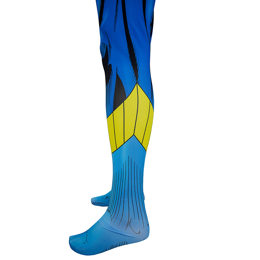 New Titans Comics Nightwing Jumpsuit Cosplay Costume Halloween Suit - Image 12