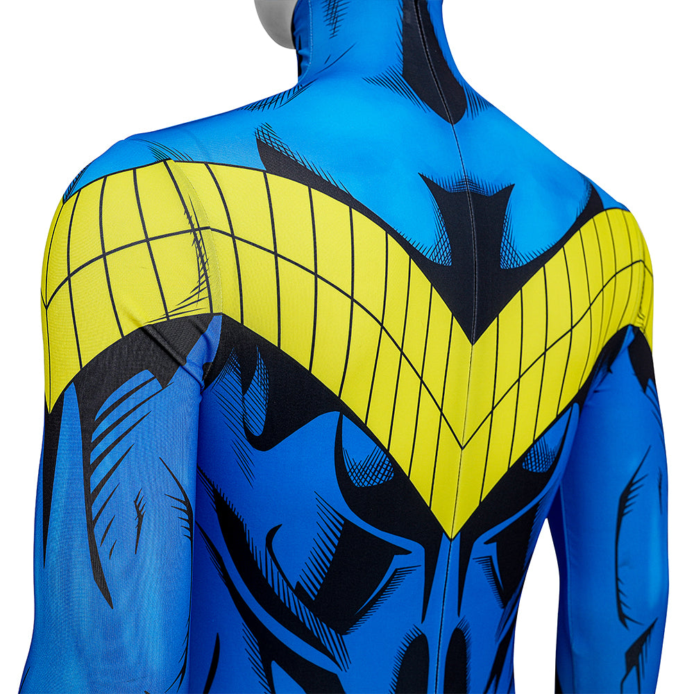 New Titans Comics Nightwing Jumpsuit Cosplay Costume Halloween Suit - Image 13