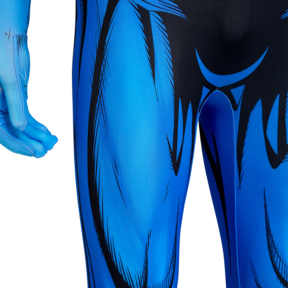 New Titans Comics Nightwing Jumpsuit Cosplay Costume Halloween Suit - Image 23