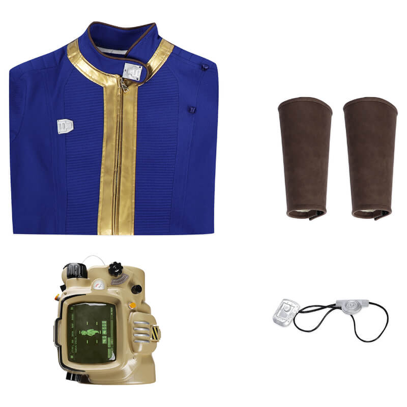 Fallout Vault Suit Fallout 4 Vault Jumpsuit No.75 Vault Dweller Costume Halloween Outfit - Image 3