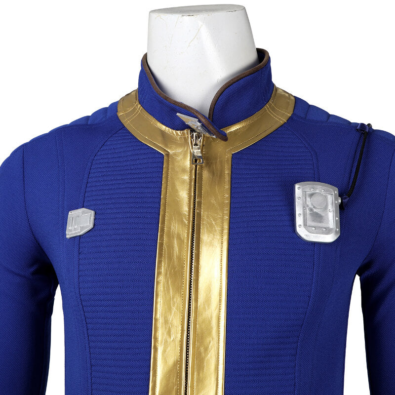 Fallout Vault Suit Fallout 4 Vault Jumpsuit No.75 Vault Dweller Costume Halloween Outfit - Image 5