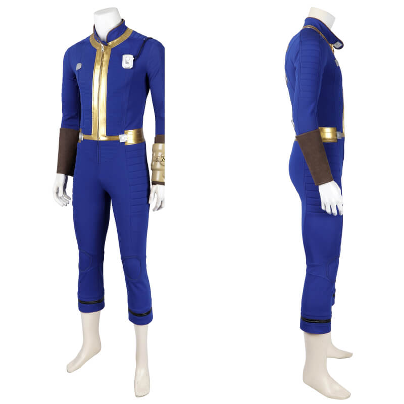 Fallout Vault Suit Fallout 4 Vault Jumpsuit No.75 Vault Dweller Costume Halloween Outfit - Image 4