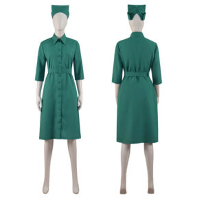 Ratched Costume Nurse Mildred Ratched Dress Cosplay Outfits for Women