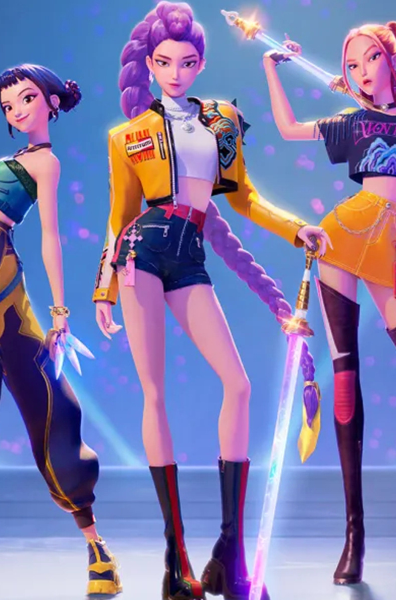 KPop Demon Hunters Rumi Mira Zoey Cosplay Costume - Image 12