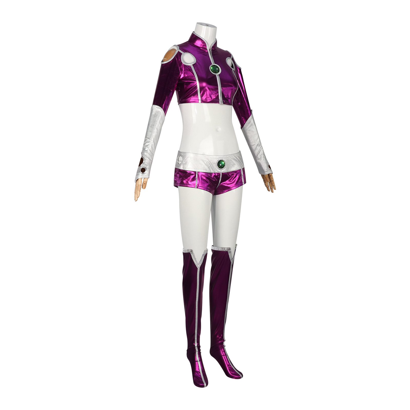 Teen Titans Starfire Bodysuit Cosplay Costume - Image 3