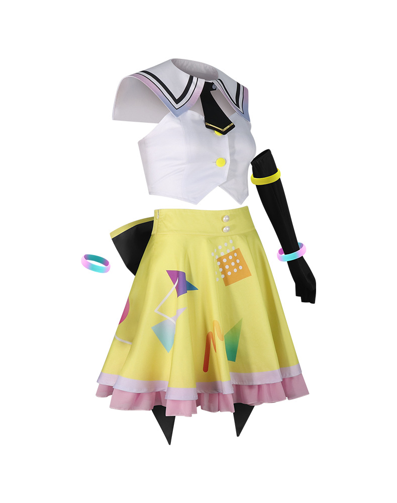 BanG Dream! Arale Nakamachi Dress Cosplay Costume - Image 12