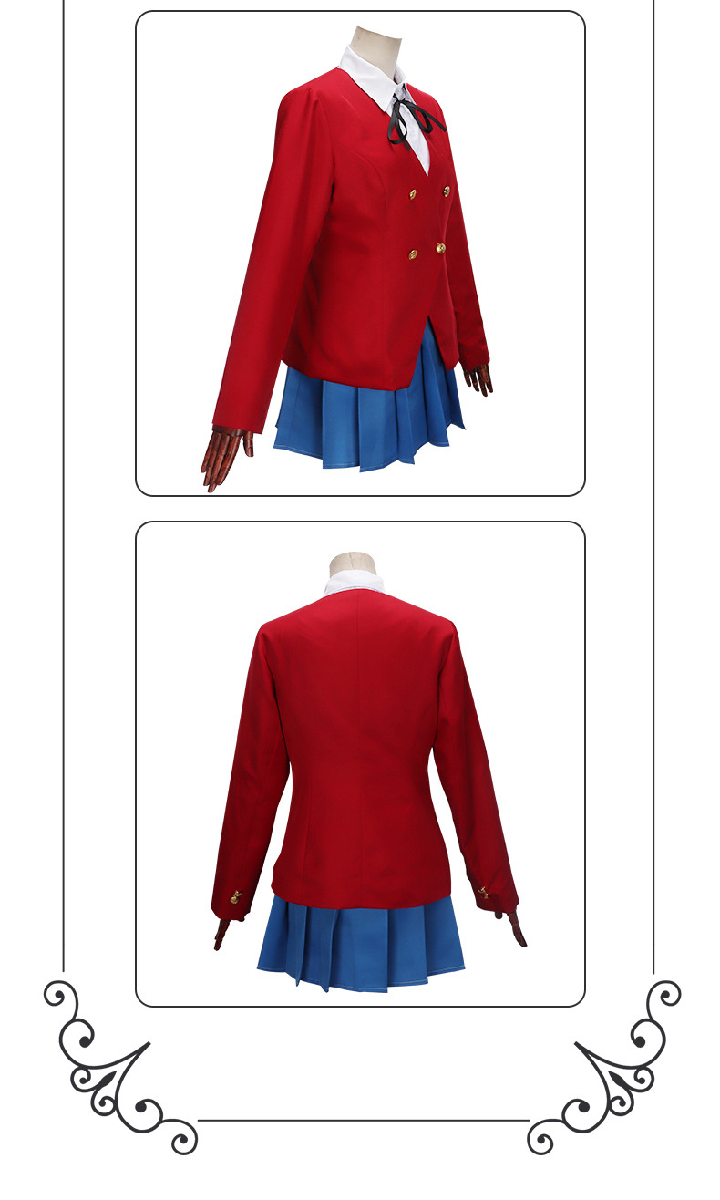 Toradora! Taiga Aisaka Uniform Cosplay Costume - Image 25