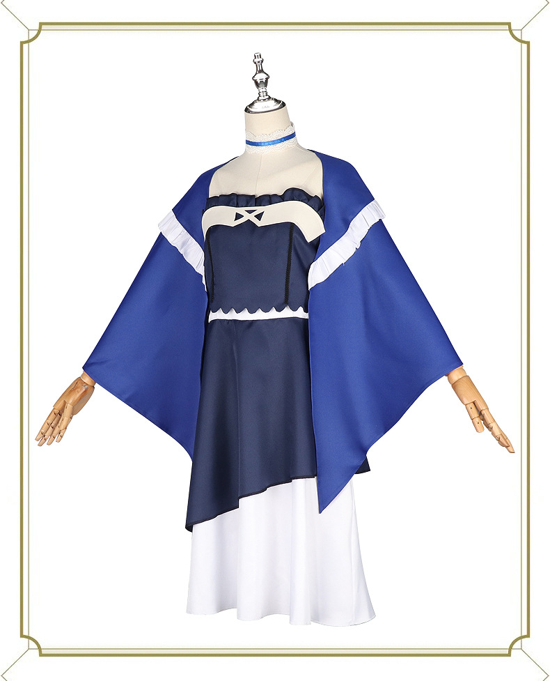 Kuchinashi Kamome Kushima Dress Cosplay Costume - Image 14