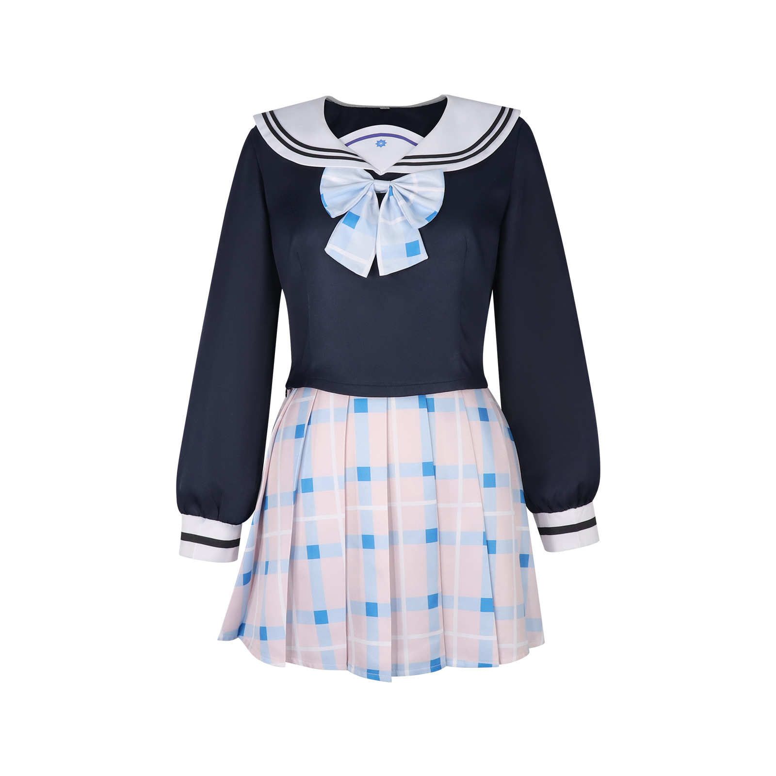 The Idolmaster Shiny Colors Mano Sakuragi JK Uniform Cosplay Costume - Image 5
