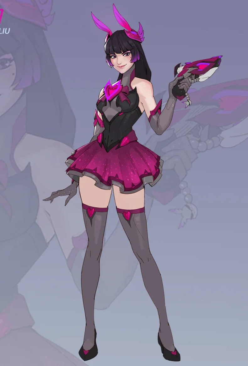 Overwatch D.Va Widowmaker Cosplay Costume - Image 9