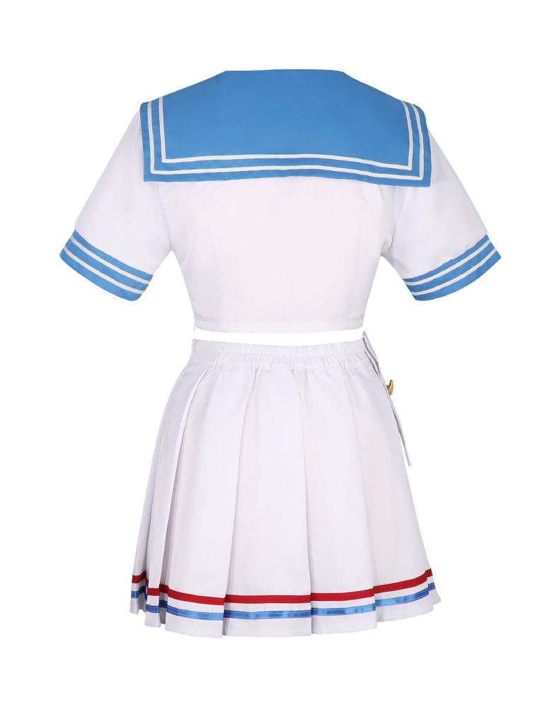 Blue Archive Urawa Hanako Sailor Uniform Cosplay Costume - Image 14