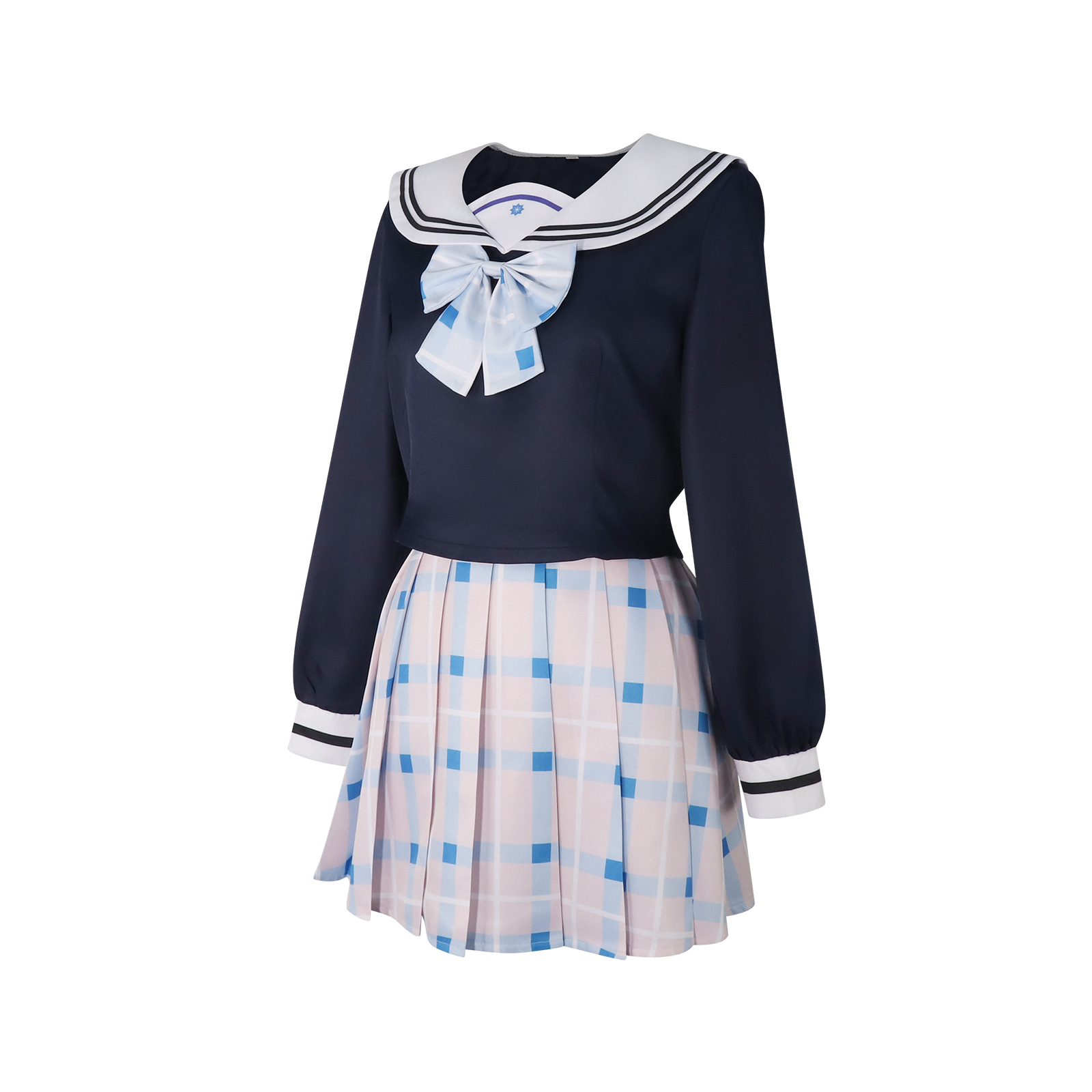 The Idolmaster Shiny Colors Mano Sakuragi JK Uniform Cosplay Costume - Image 3
