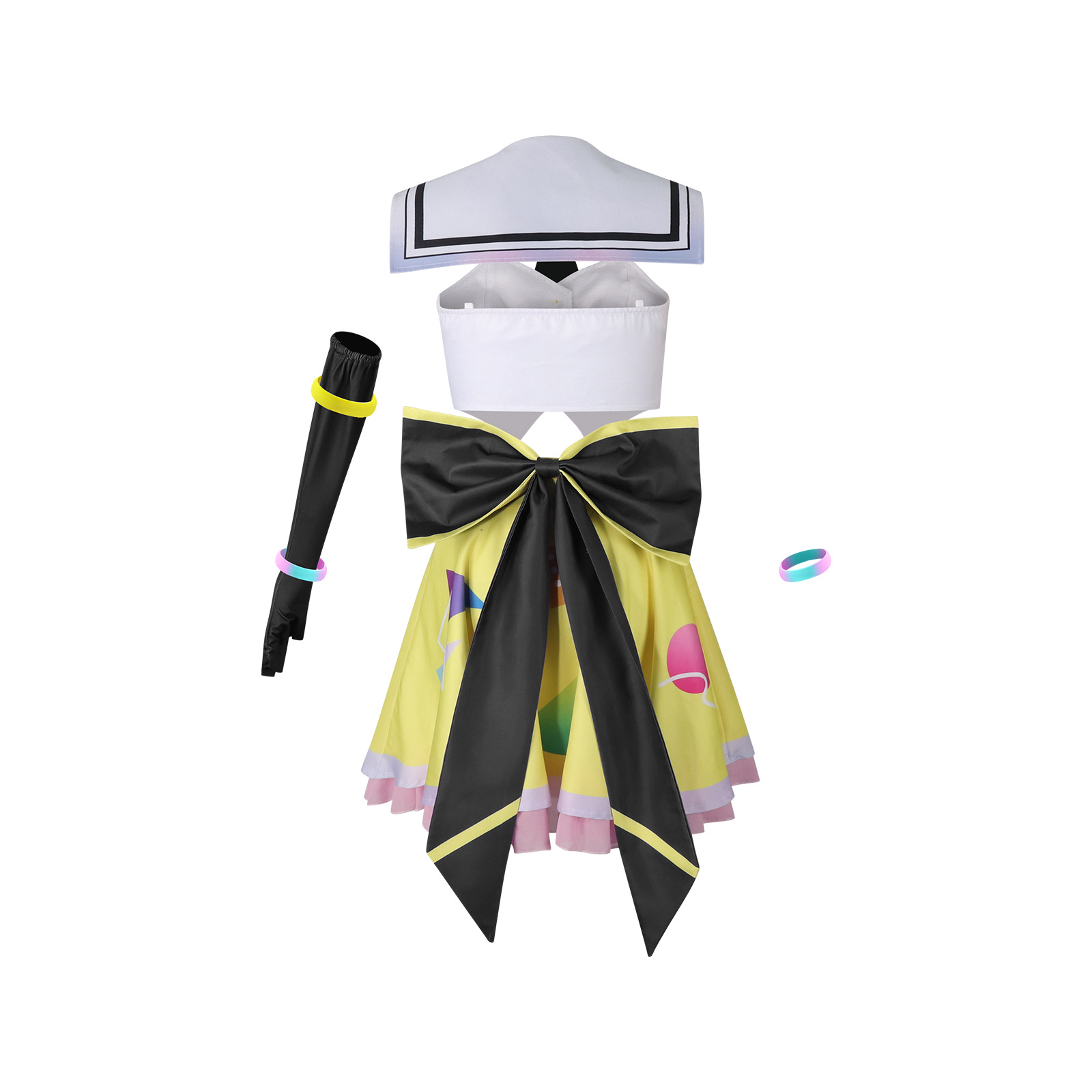 BanG Dream! Arale Nakamachi Dress Cosplay Costume - Image 4