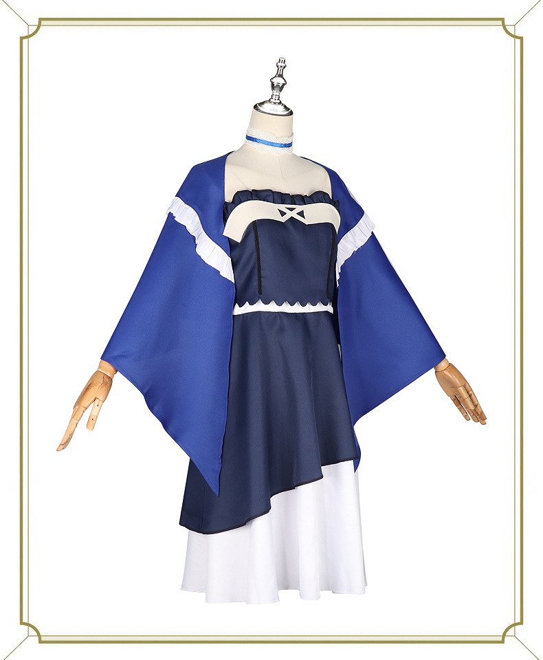 Kuchinashi Kamome Kushima Dress Cosplay Costume - Image 13
