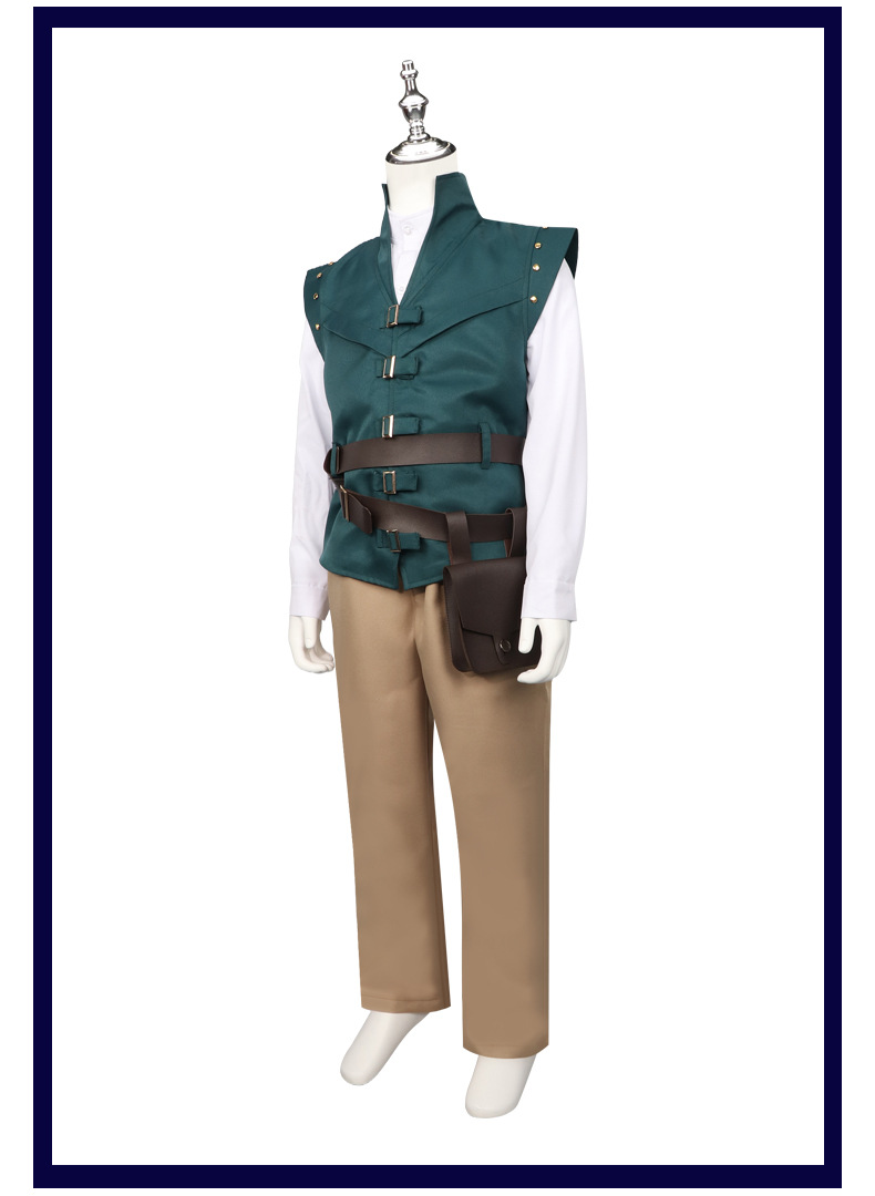 Tangled Rapunzel Flynn Rider Cosplay Costume - Image 9