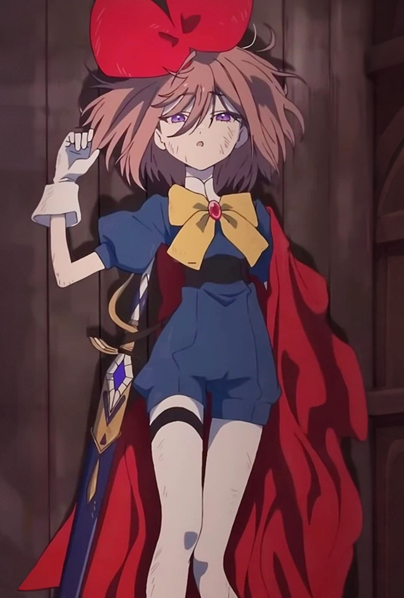 The Ribbon Hero Sapphire Cape Cosplay Costume - Image 12