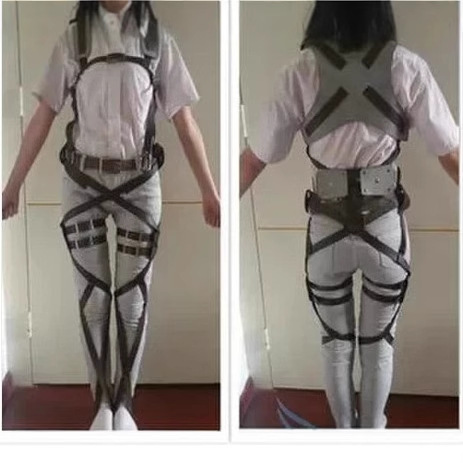 Attack on Titan Eren Yeager Mikasa Ackerman Levi Ackerman Cosplay Costume - Image 3