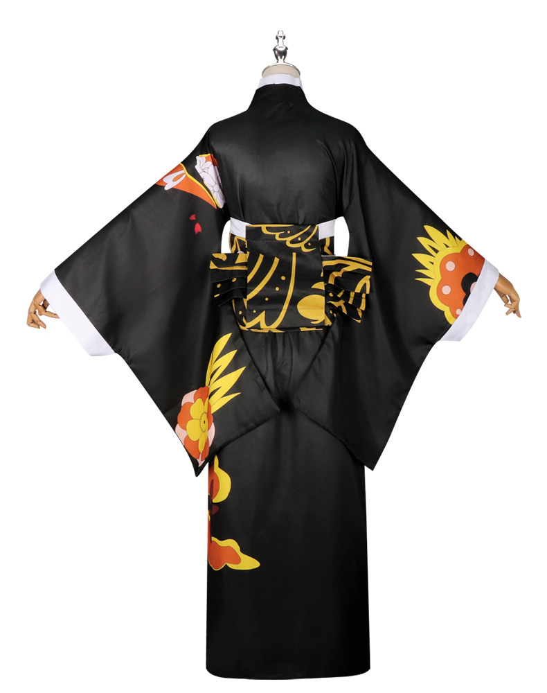 Demon Slayer Muzan Kibutsuji Kimono Cosplay Costume - Image 7