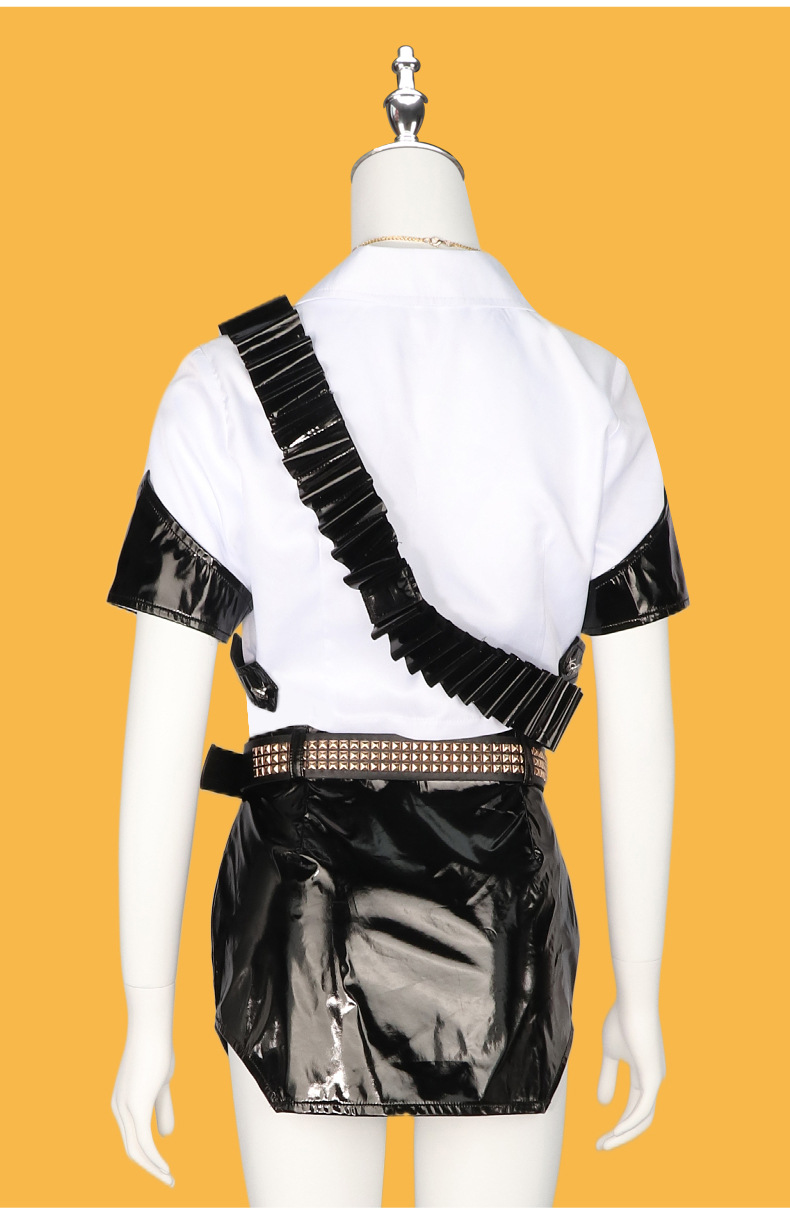Panty & Stocking Panty Stocking Officer Uniform Cosplay Costume - Image 18
