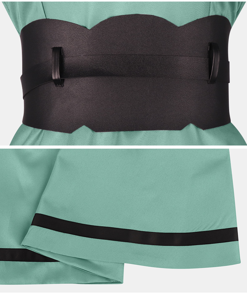 The Ribbon Hero Sapphire Uniform Cosplay Costume - Image 16