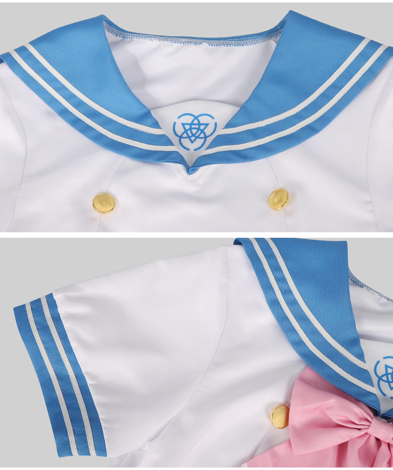 Blue Archive Urawa Hanako Sailor Uniform Cosplay Costume - Image 18