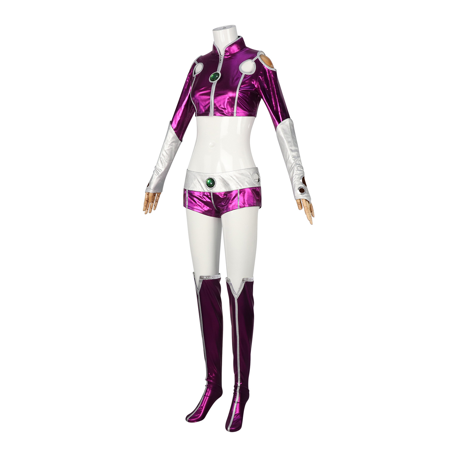 Teen Titans Starfire Bodysuit Cosplay Costume - Image 2