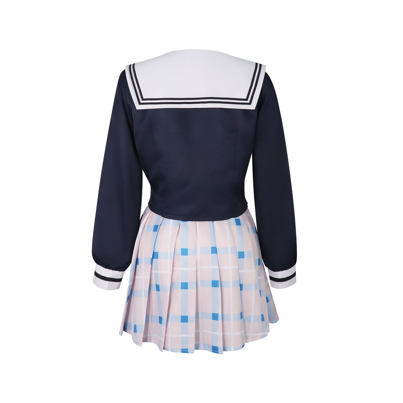 The Idolmaster Shiny Colors Mano Sakuragi JK Uniform Cosplay Costume - Image 4