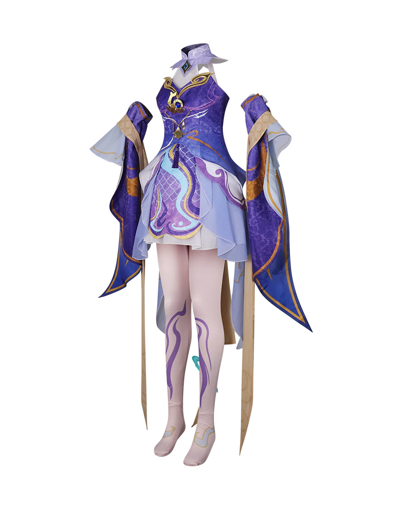 Honor of Kings Xi Shi Youlong Jinhua Cosplay Costume - Image 8