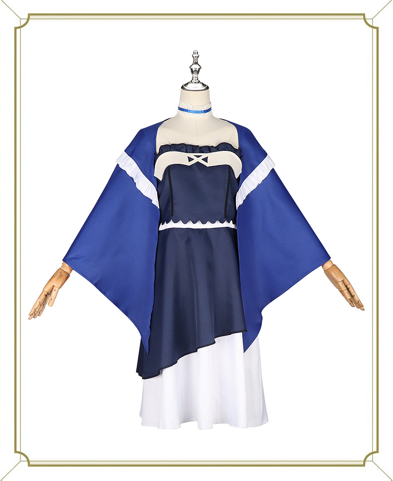 Kuchinashi Kamome Kushima Dress Cosplay Costume - Image 12