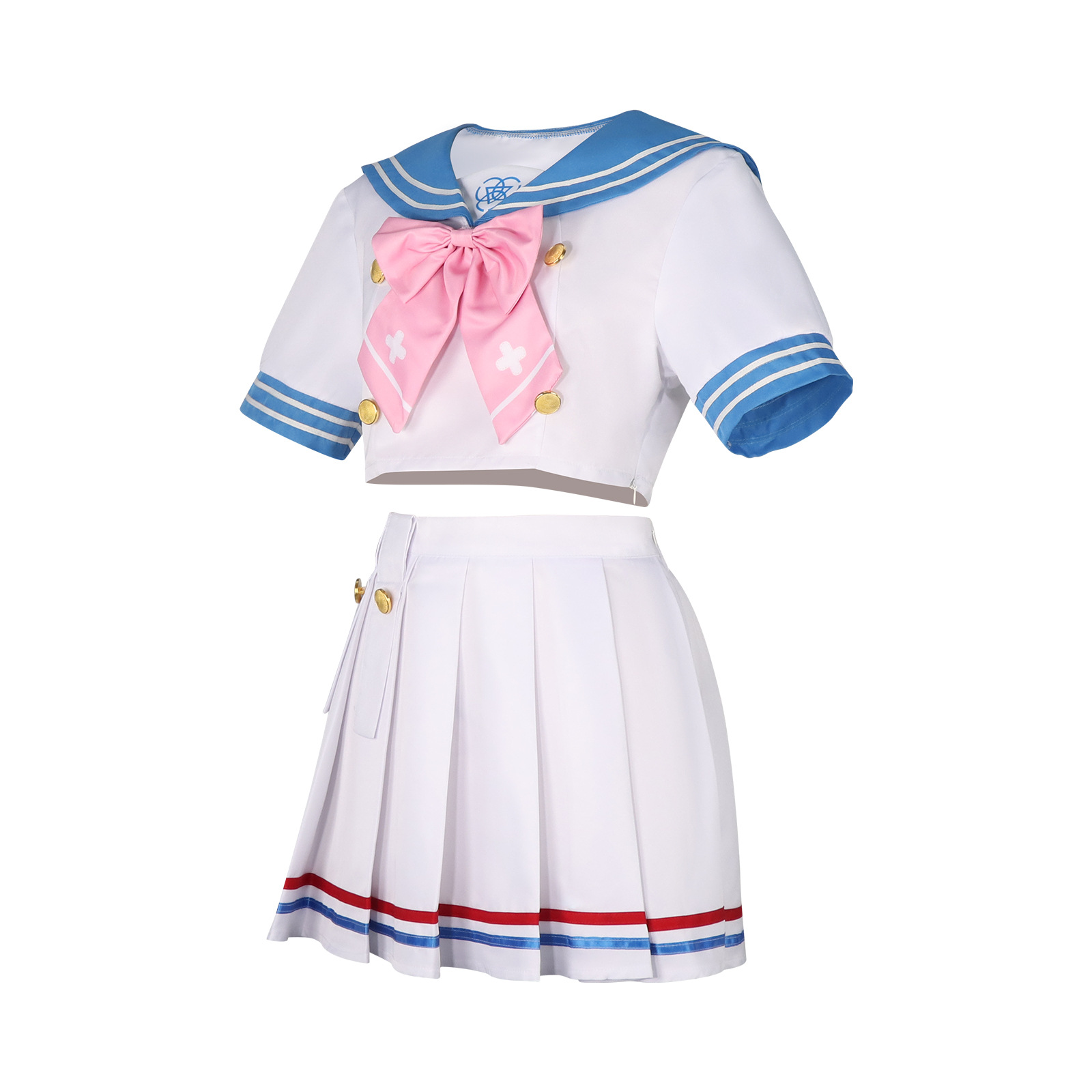 Blue Archive Urawa Hanako Sailor Uniform Cosplay Costume - Image 3