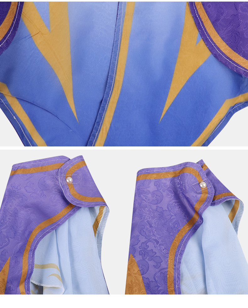 Honor of Kings Xi Shi Youlong Jinhua Cosplay Costume - Image 11