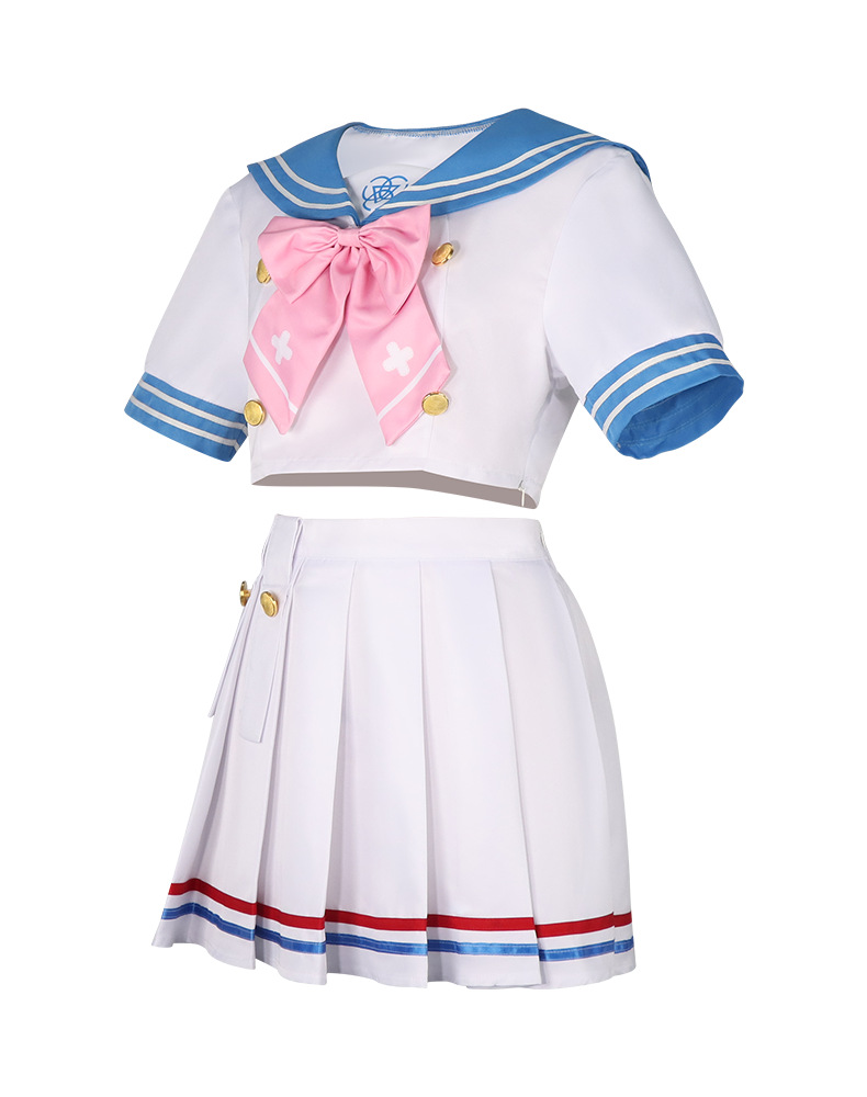 Blue Archive Urawa Hanako Sailor Uniform Cosplay Costume - Image 16