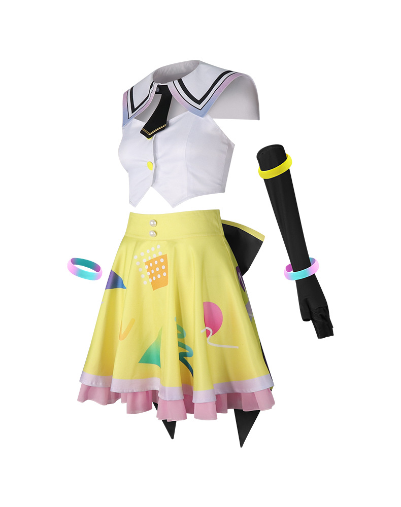 BanG Dream! Arale Nakamachi Dress Cosplay Costume - Image 13