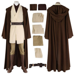 Obi Wan Kenobi Costume Revenge of The Sith Obi Wan Robe Adults Halloween Outfit