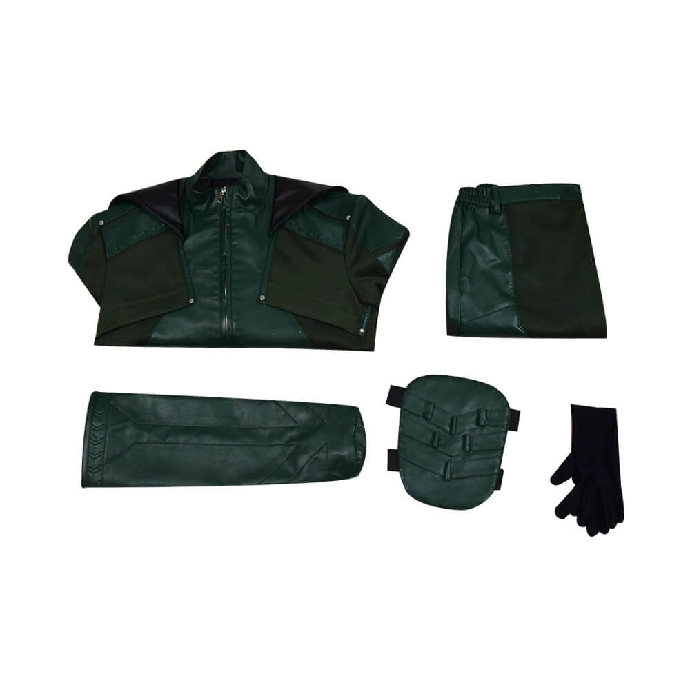 DC Comics Green Arrow Season 8 Oliver Queen Cosplay Costume Outfit - Image 6