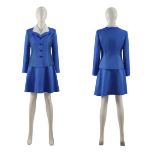 Peggy Carter Uniform Dress What If Agent Cosplay Costume for Women
