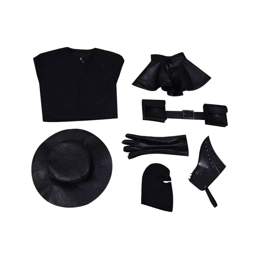 Halloween Plague Doctor Costume Hat Steampunk Bird Mask Cosplay Outfit - Image 5