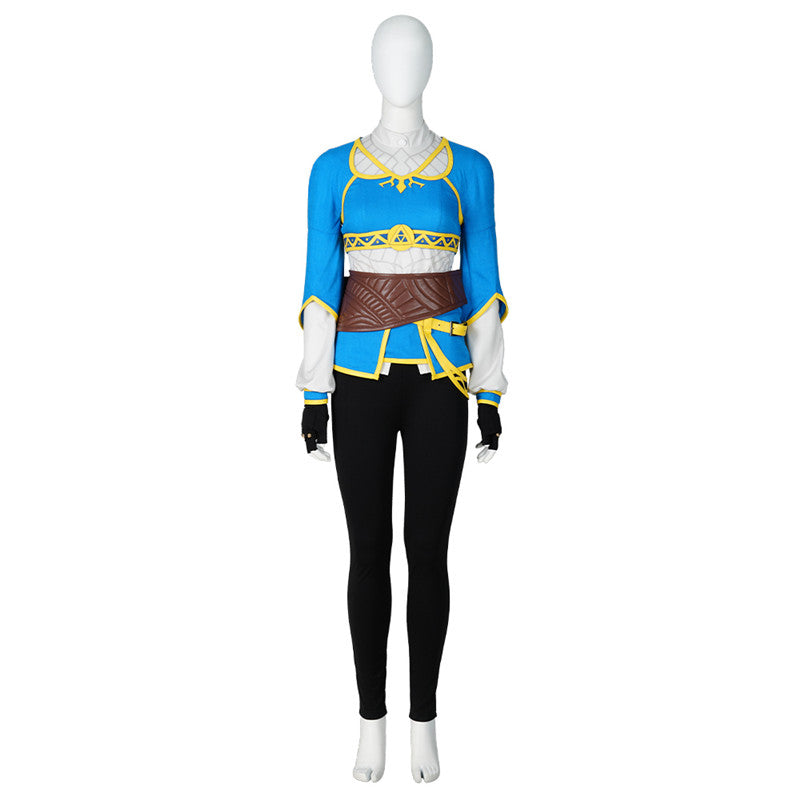 Princess Zelda Cosplay The Legend of Zelda Breath of the Wild Costume Halloween Outfit - Image 4