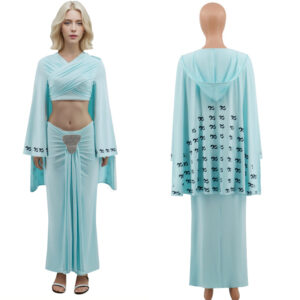 Queen Padme Costume Star Wars Sexy Padme Amidala Dress Cloak Halloween Suit