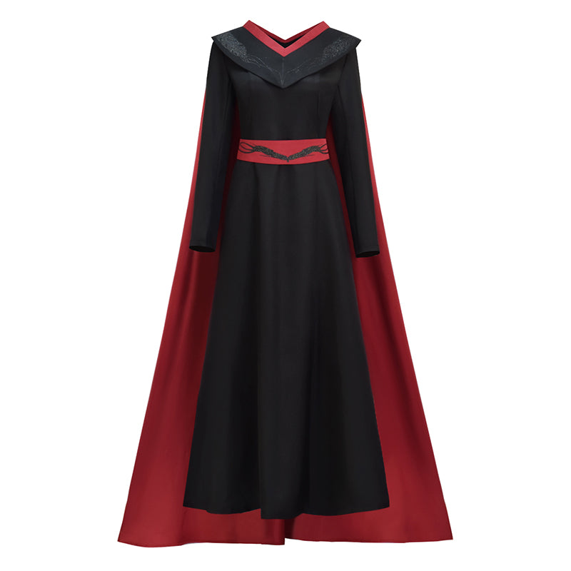 Queen Rhaenyra Cosplay Dragon Season 2 Rhaenyra Targaryen Setelan Jubah Halloween Costume - Image 8
