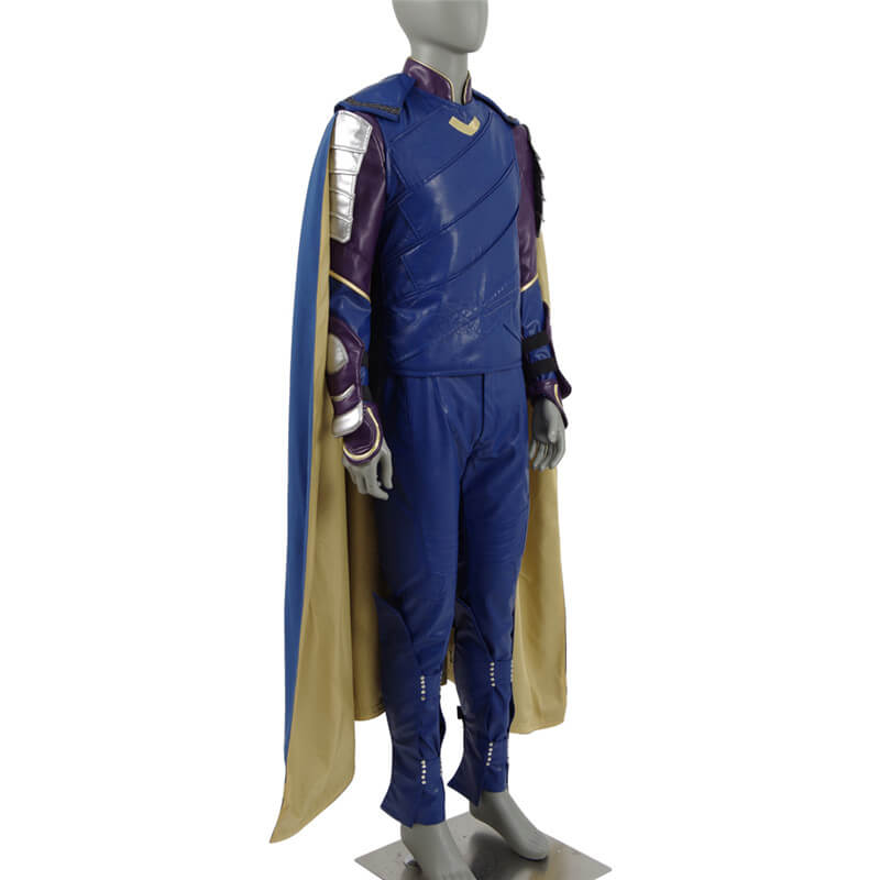 Thor 3 Ragnarok Loki Outfit Halloween Cosplay Costumes Cloak Adults - Image 17