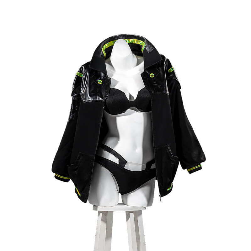 Rebecca Cosplay Jacket Cyberpunk Edgerunners Rebecca Sexy Suit Halloween Costume - Image 2