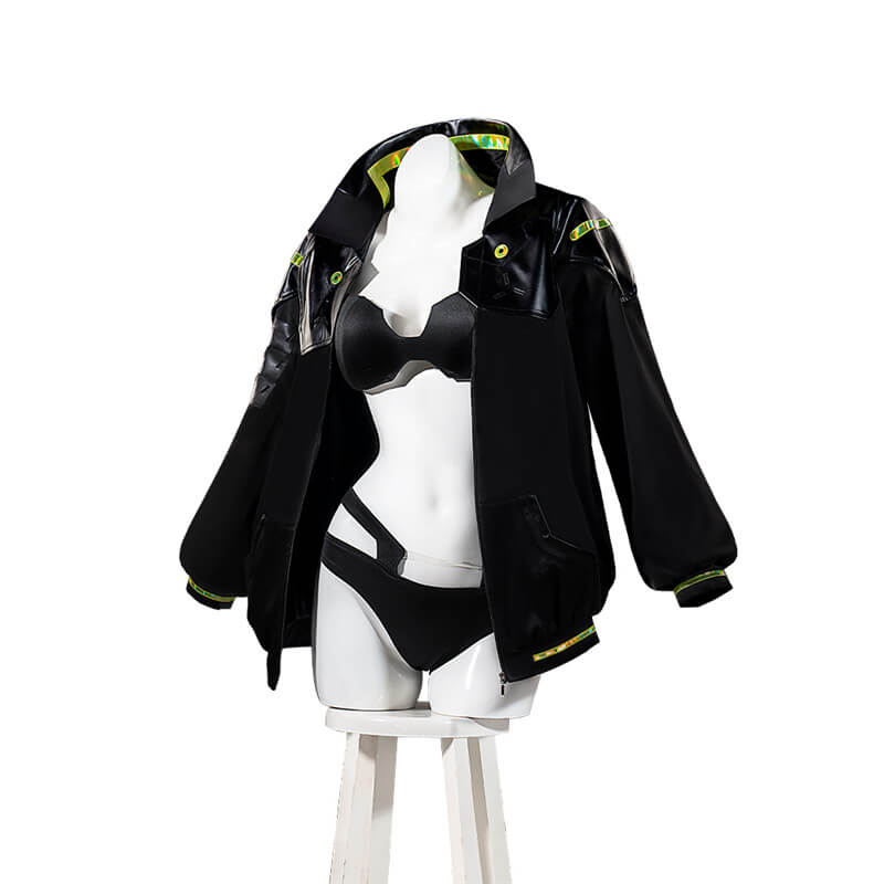 Rebecca Cosplay Jacket Cyberpunk Edgerunners Rebecca Sexy Suit Halloween Costume - Image 3